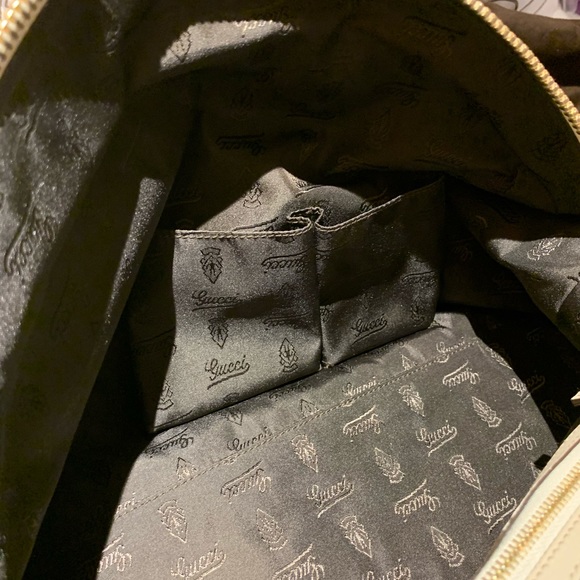 GUCCI Horsebit IVORY LEATHER Convertible Satchel - NEW!!!! - PRICE FIRM!!!! - Picture 5 of 13